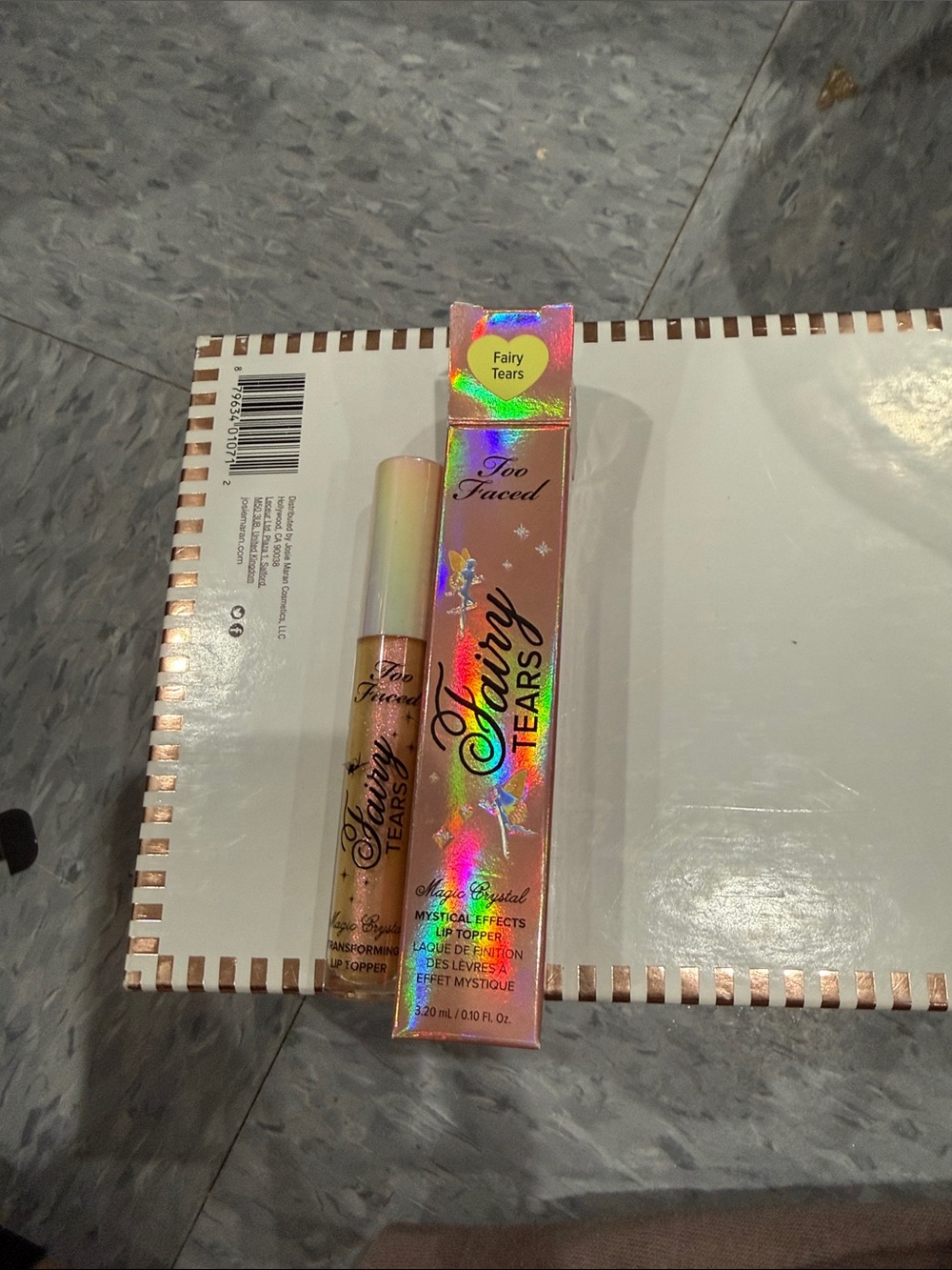 Too Faced Fairy Tears Lip Topper - Holographic Gold
